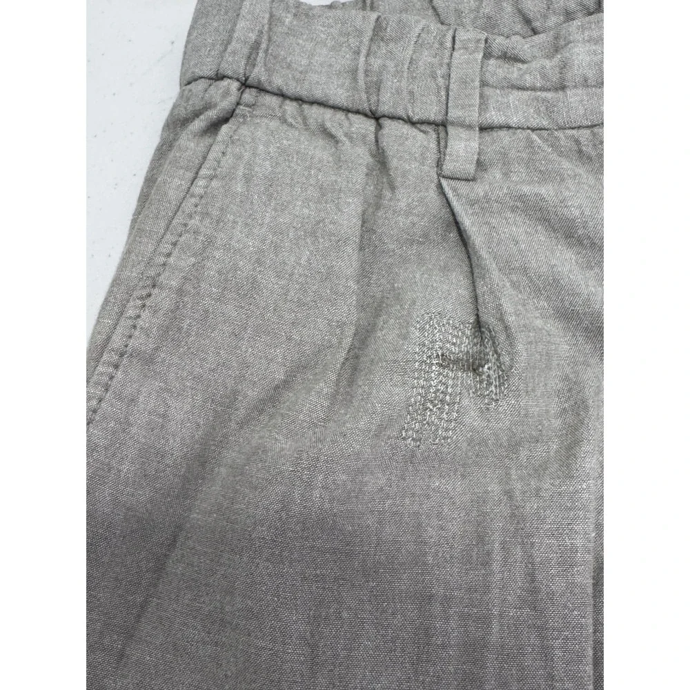 Todd Snyder Men Tan Pleated Drawstring Cotton Trousers Pant Small